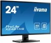 IIYAMA Monitor 24 X2481HS-B1 SLIM AMVA+, HDMI, DVI, 6 ms, Głośniki